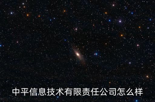中平信息技術(shù)有限責(zé)任公司怎么樣