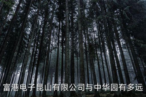 富港電子昆山有限公司與中華園有多遠(yuǎn)