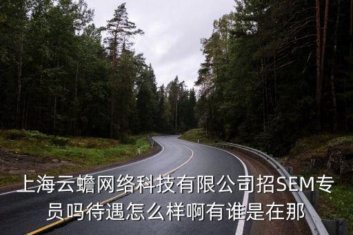 上海云蟾網(wǎng)絡(luò)科技有限公司招SEM專員嗎待遇怎么樣啊有誰(shuí)是在那