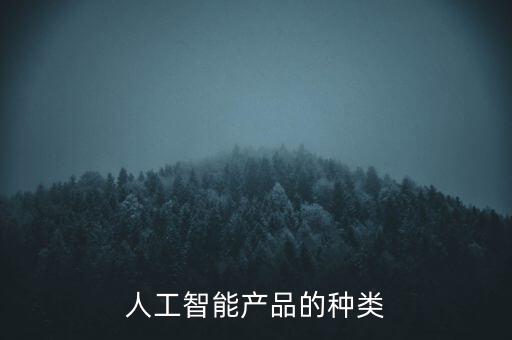 人工智能的科技有哪些產(chǎn)品，人工智能產(chǎn)品的種類