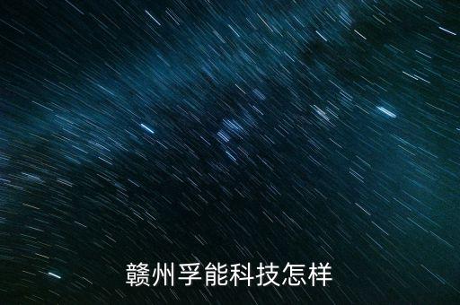 贛州孚能科技怎樣