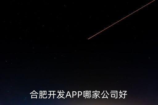 合肥開發(fā)APP哪家公司好