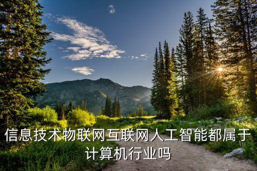 信息技術(shù)物聯(lián)網(wǎng)互聯(lián)網(wǎng)人工智能都屬于計(jì)算機(jī)行業(yè)嗎