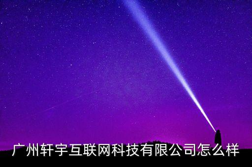 廣州軒宇互聯(lián)網(wǎng)科技有限公司怎么樣