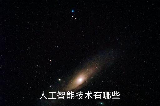 人工智能技術(shù)有哪些