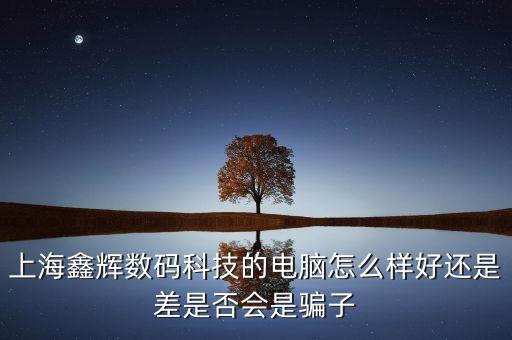 上海鑫輝數(shù)碼科技的電腦怎么樣好還是差是否會(huì)是騙子