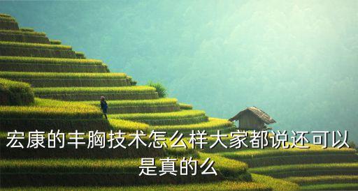 宏康的豐胸技術(shù)怎么樣大家都說還可以是真的么