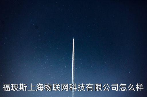 福玻斯上海物聯(lián)網(wǎng)科技有限公司怎么樣