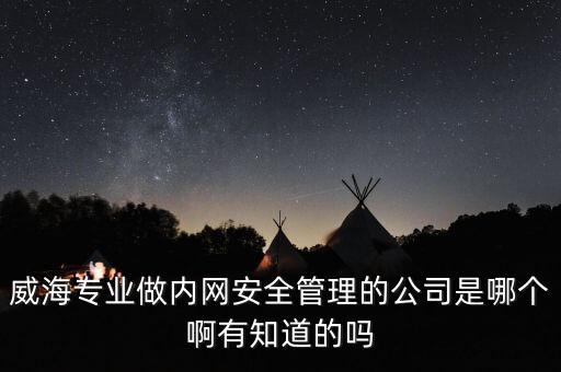 威海專業(yè)做內(nèi)網(wǎng)安全管理的公司是哪個啊有知道的嗎