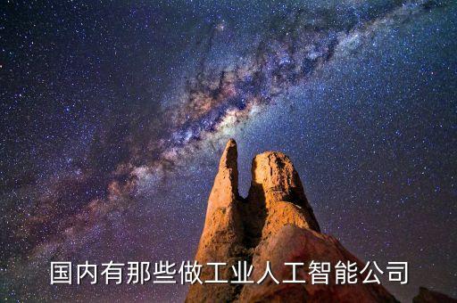 中國人造智能科技園區(qū)有哪些，國內(nèi)有那些做工業(yè)人工智能公司