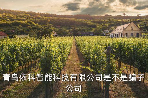 青島依科智能科技有限公司是不是騙子公司