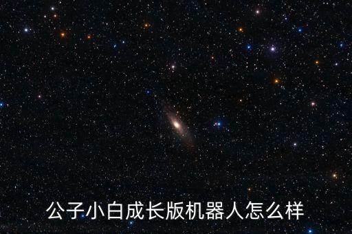 公子小白成長(zhǎng)版機(jī)器人怎么樣