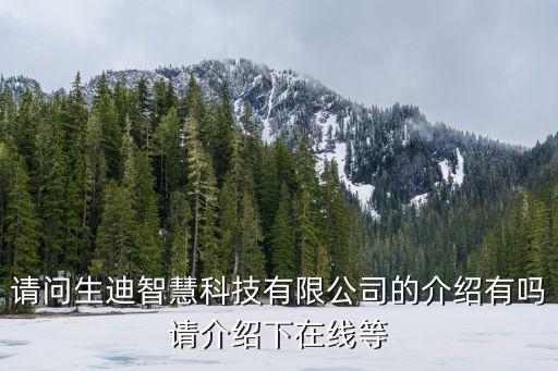 迪晴智能科技怎么樣，請問生迪智慧科技有限公司的介紹有嗎請介紹下在線等