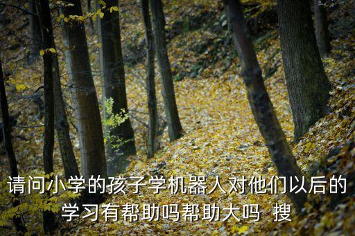 小學(xué)生學(xué)智能科技怎么樣，學(xué)技術(shù)人工智能怎么樣