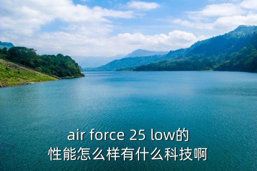 air force 25 low的性能怎么樣有什么科技啊