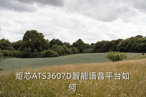 炬芯ATS3607D智能語(yǔ)音平臺(tái)如何
