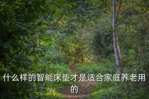 什么樣的智能床墊才是適合家庭養(yǎng)老用的