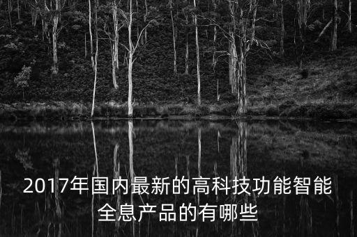 2017年國內最新的高科技功能智能全息產品的有哪些