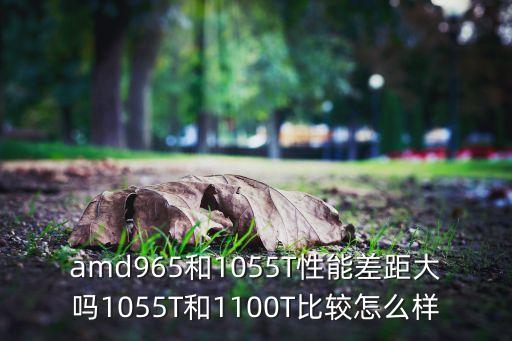 amd965和1055T性能差距大嗎1055T和1100T比較怎么樣
