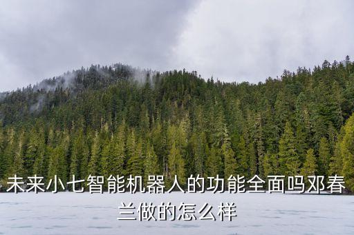 未來小七智能機(jī)器人的功能全面嗎鄧春蘭做的怎么樣