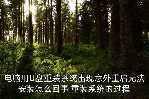 電腦用U盤重裝系統(tǒng)出現(xiàn)意外重啟無法安裝怎么回事 重裝系統(tǒng)的過程