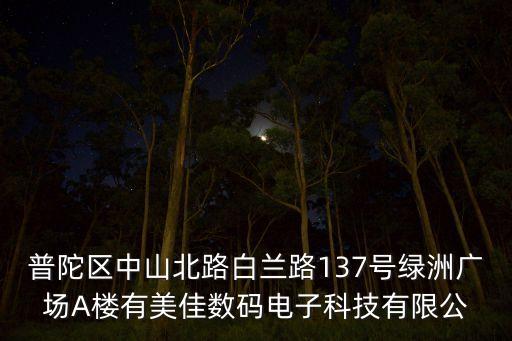 普陀區(qū)電子智能科技有什么，上海普陀區(qū)有沒有冠輝電子公司呢