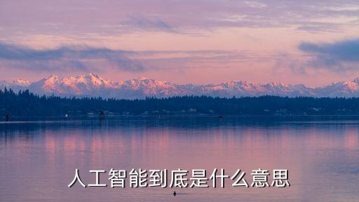 科技智能的作用是什么意思，人工智能到底是什么意思
