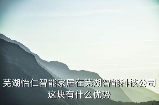 蕪湖怡仁智能家居在蕪湖智能科技公司這塊有什么優(yōu)勢(shì)