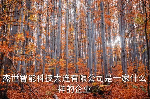 杰世智能科技大連有限公司是一家什么樣的企業(yè)