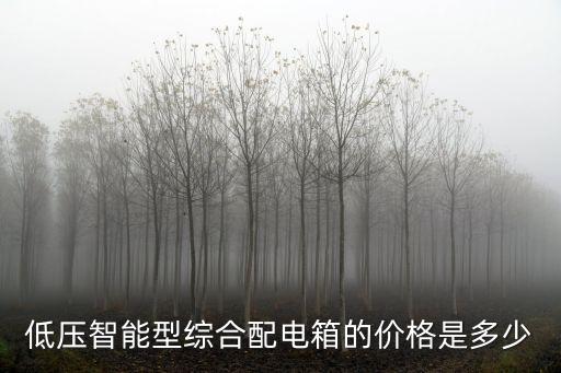 低壓智能型綜合配電箱的價(jià)格是多少