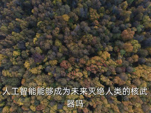 人工智能科技新武器是什么，人工智能武器主要有哪兩大類