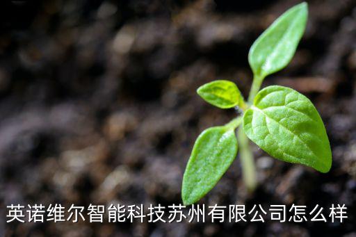 英諾維爾智能科技蘇州有限公司怎么樣
