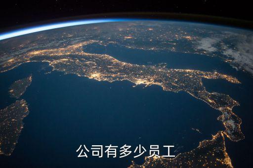公司有多少員工