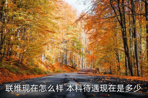 聯(lián)維現(xiàn)在怎么樣 本科待遇現(xiàn)在是多少