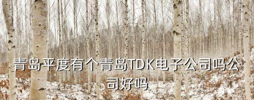 青島永銘智能科技怎么樣，青島平度有個(gè)青島TDK電子公司嗎公司好嗎