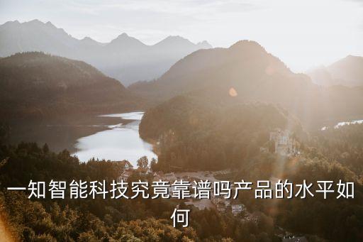智能科技花邊兒怎么畫，一知智能科技究竟靠譜嗎產品的水平如何