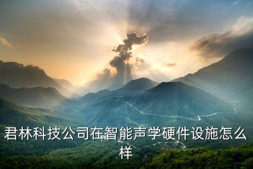 君林科技公司在智能聲學(xué)硬件設(shè)施怎么樣