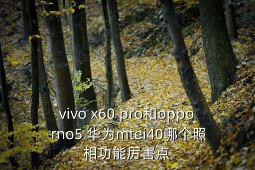 x60有哪些智能科技，vivo X60超逆光夜景人像怎么樣