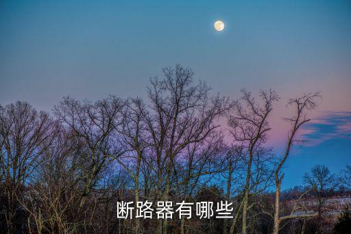 斷路器有哪些