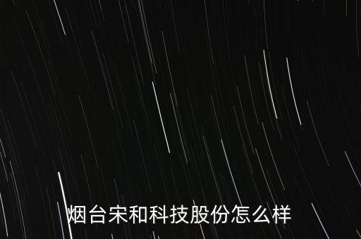 煙臺宋和科技股份怎么樣