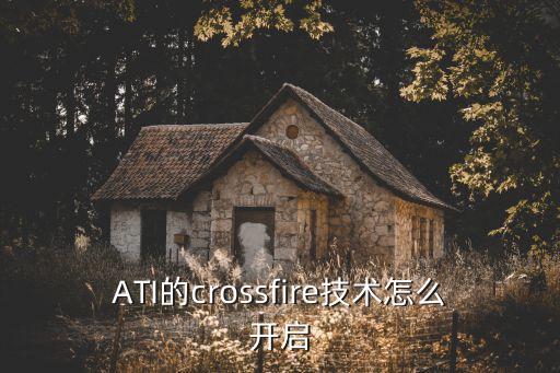 ATI的crossfire技術(shù)怎么開(kāi)啟