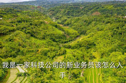 我是一家科技公司的新業(yè)務員該怎么入手