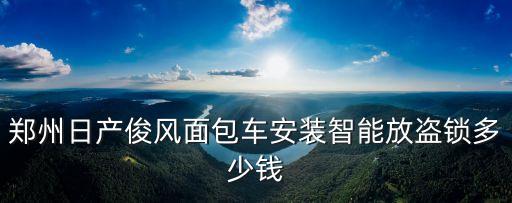 汽車黑科技智能門鎖多少錢，日產(chǎn)軒逸 日產(chǎn)軒逸換全車智能鎖大概多少錢