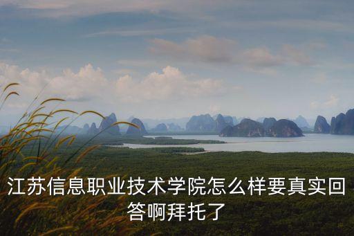 江蘇信息職業(yè)技術(shù)學(xué)院怎么樣要真實(shí)回答啊拜托了