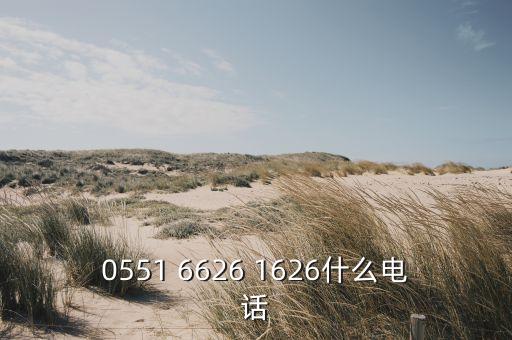 0551 6626 1626什么電話