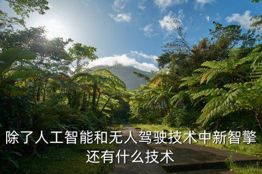 除了人工智能和無人駕駛技術中新智擎還有什么技術