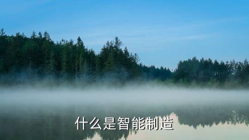什么是智能制造