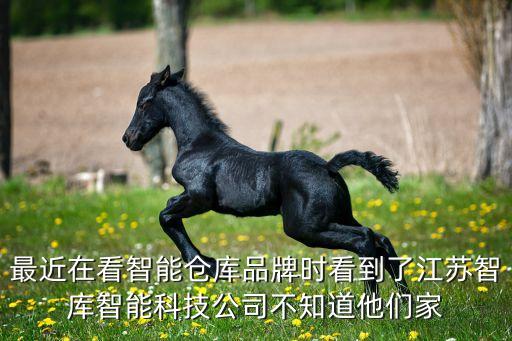 最近在看智能倉(cāng)庫(kù)品牌時(shí)看到了江蘇智庫(kù)智能科技公司不知道他們家
