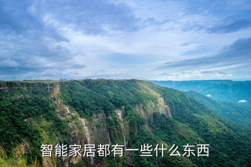 智能家居都有一些什么東西