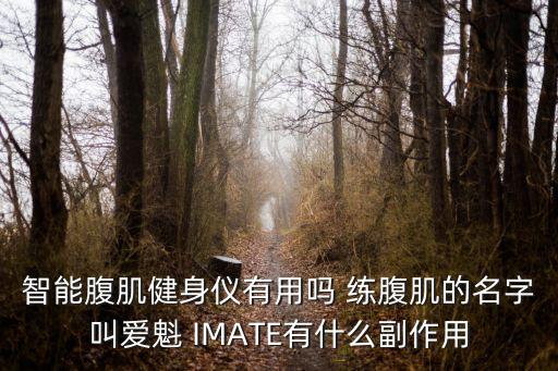 健身智能高科技產(chǎn)品是什么，智能腹肌健身儀有用嗎 練腹肌的名字叫愛(ài)魁 IMATE有什么副作用